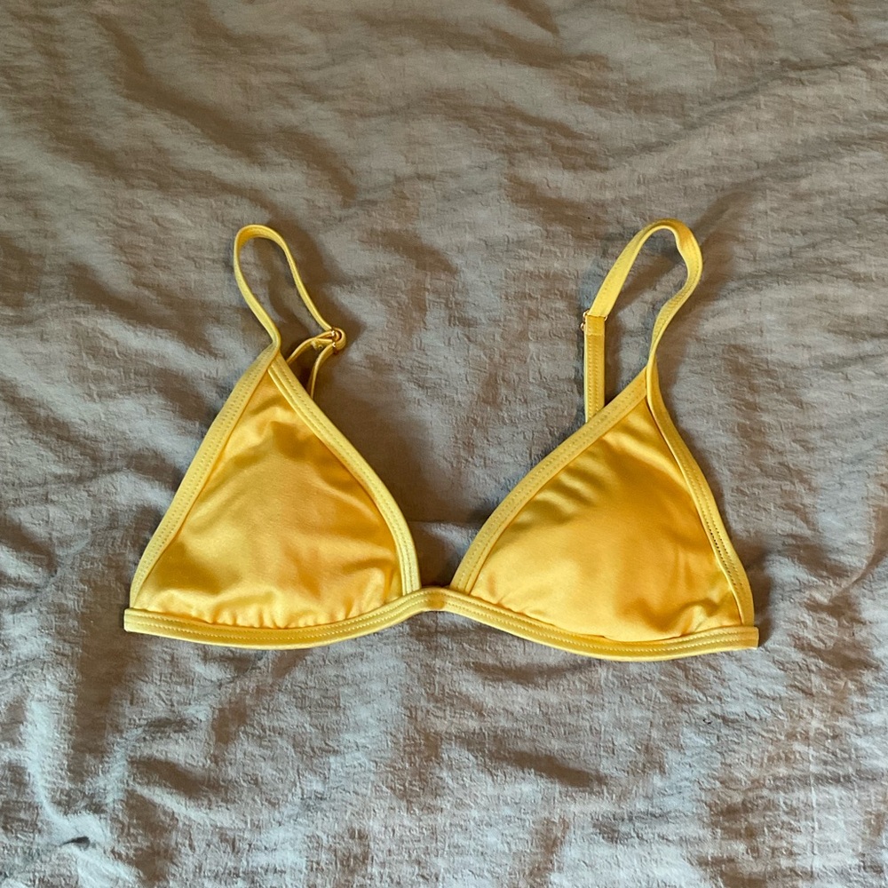 LA Hearts/PacSun Yellow Bralette/Triangle Style Bikini Top - Size XS
